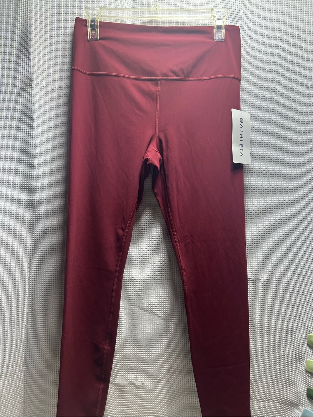 Athleta Women’s Burgundy High-Rise Active Leggings